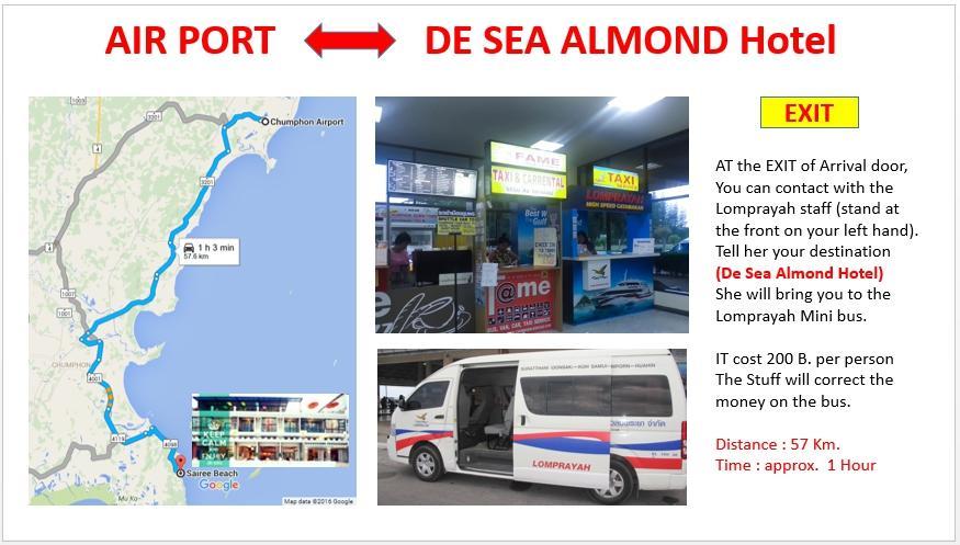 Hotel De Sea Almond Chumphon Zewnętrze zdjęcie